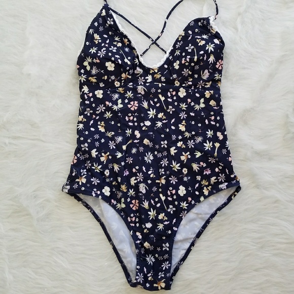 LAST 1!  NWT! FLORAL MONOKINI - Picture 2 of 7
