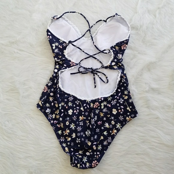 LAST 1!  NWT! FLORAL MONOKINI - Picture 4 of 7