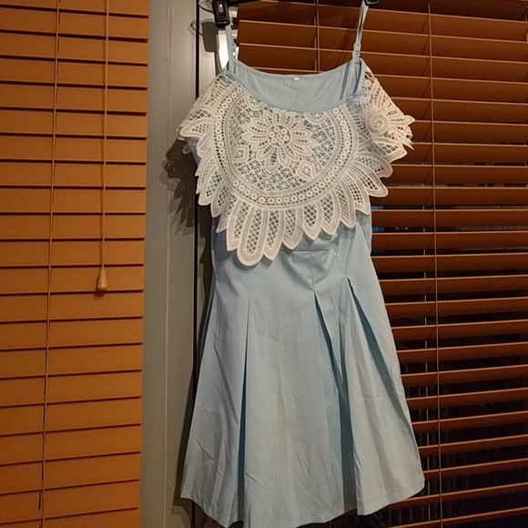 Crochet Skater Summer Dress - Picture 1 of 5