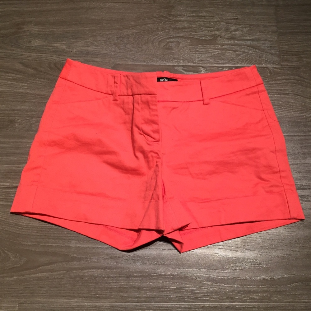 Salmon pink shorts