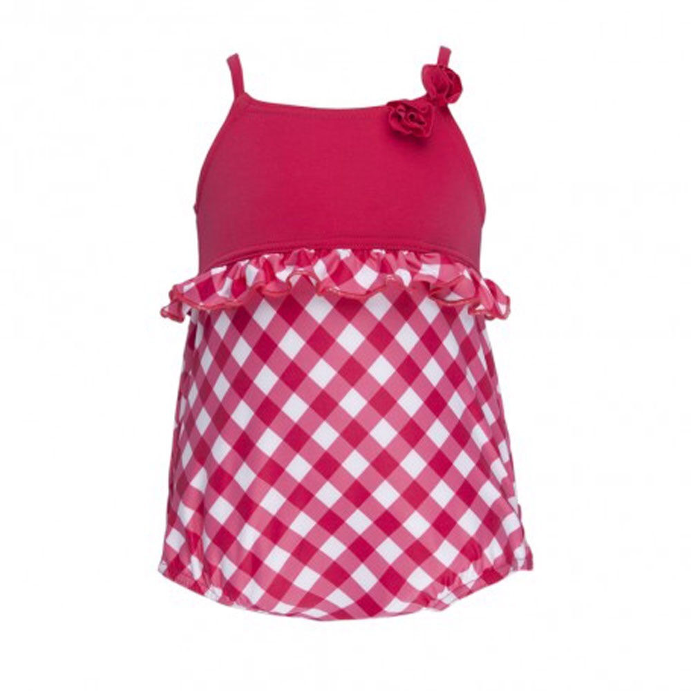Vichy Fushia Girl swimsuit