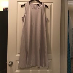 Pale purple fit and flare dress