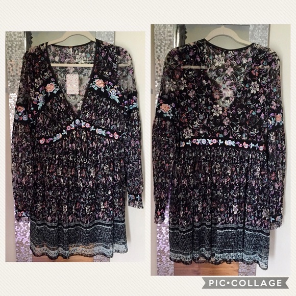 Free People cherry blossom mini dress - Picture 2 of 8