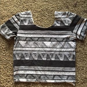 American apparel crop top