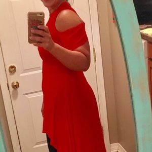 Fabulous classy red tunic!