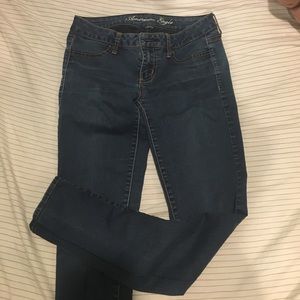 American Eagle darkwash jeggings