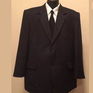 Cashmere Wool VINCENZO Gray Blazer Sport Coat