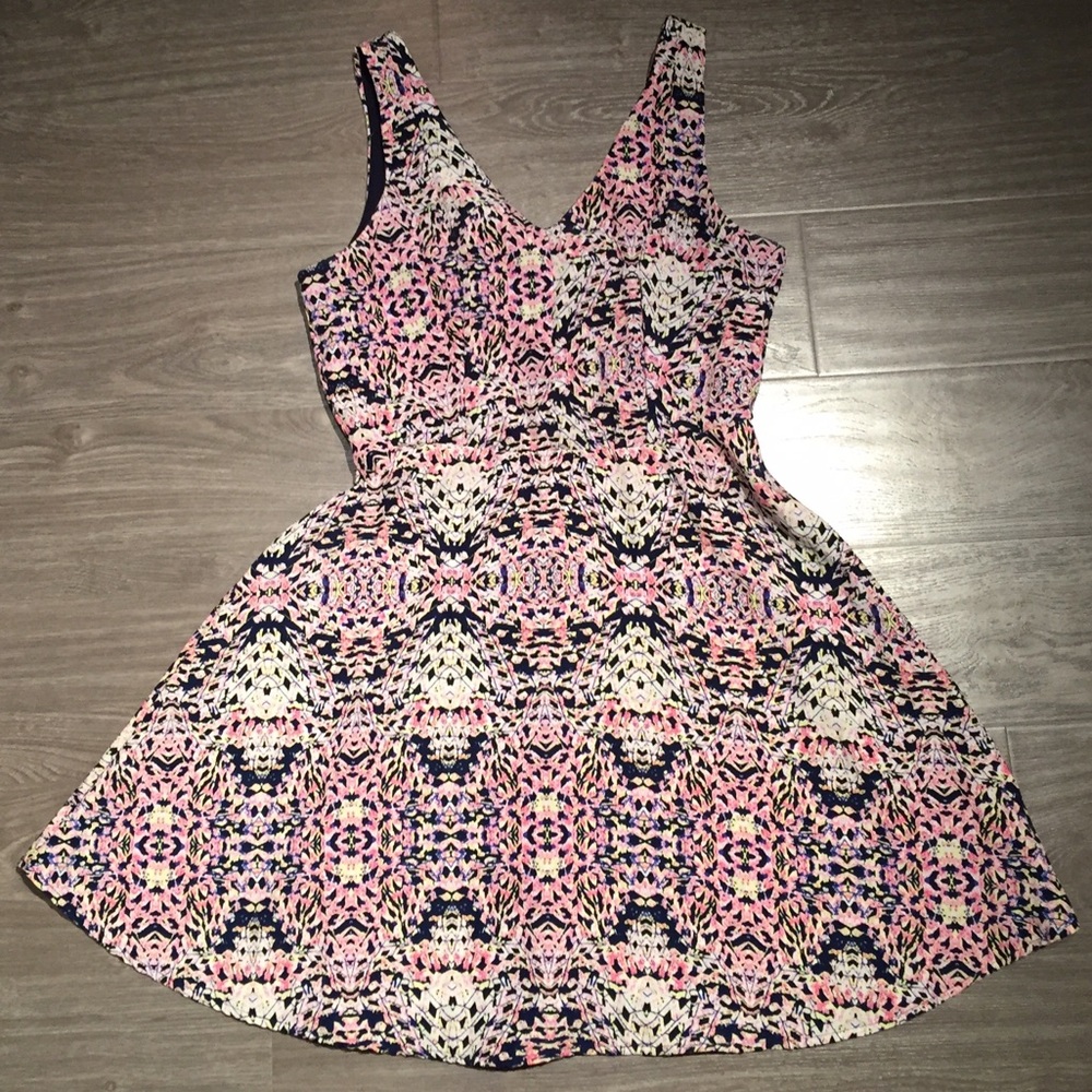 Vibrant Patterned Dress