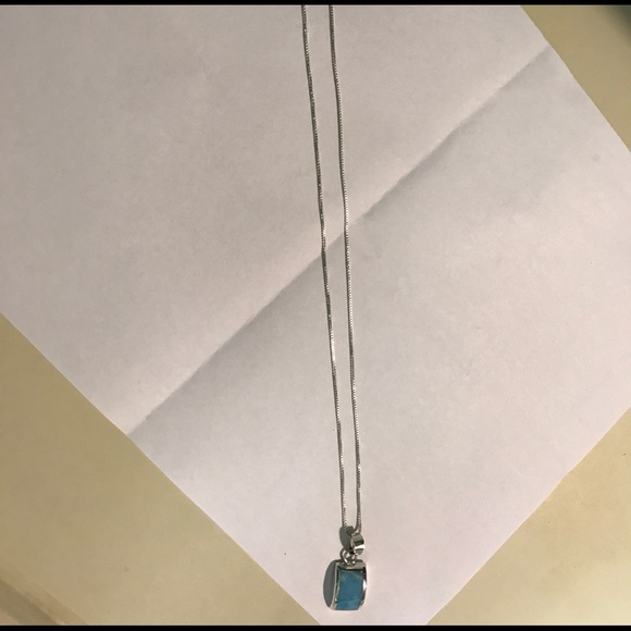 Larimar Pendant set in Sterling Silver - Picture 3 of 4