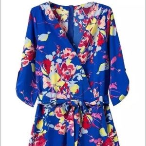 ✨Blue Floral Romper🔹