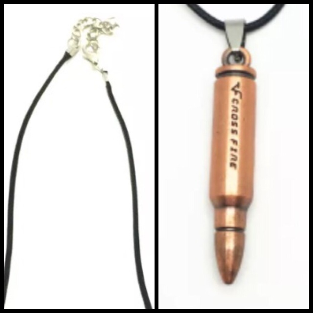 Unisex Bullet Necklace - Picture 4 of 4
