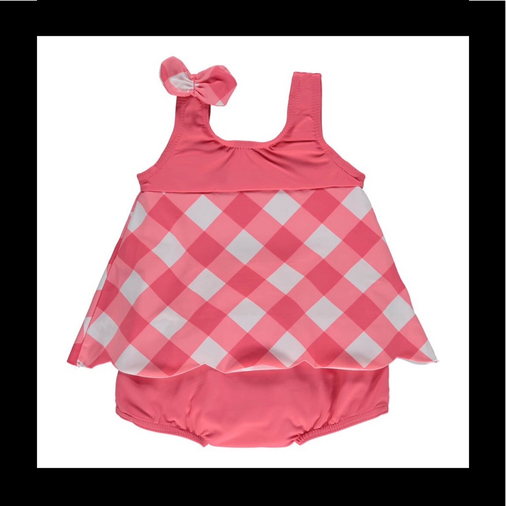 Vichy double protection swimsuit