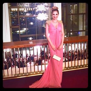 Stunning Pink Evening Dress Size S