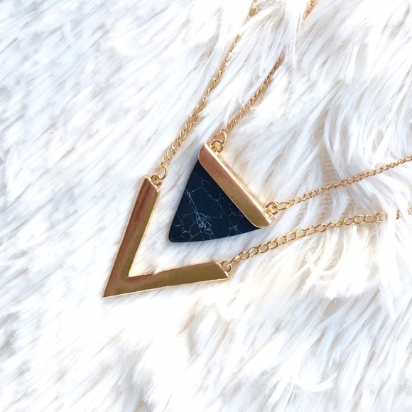 Lily+Arrow Signature Black & Gold Layered Necklace - Picture 2 of 4