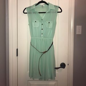 Mint Green Dress