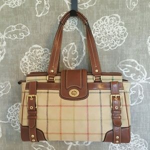 Coach Hamptons Suede plaid