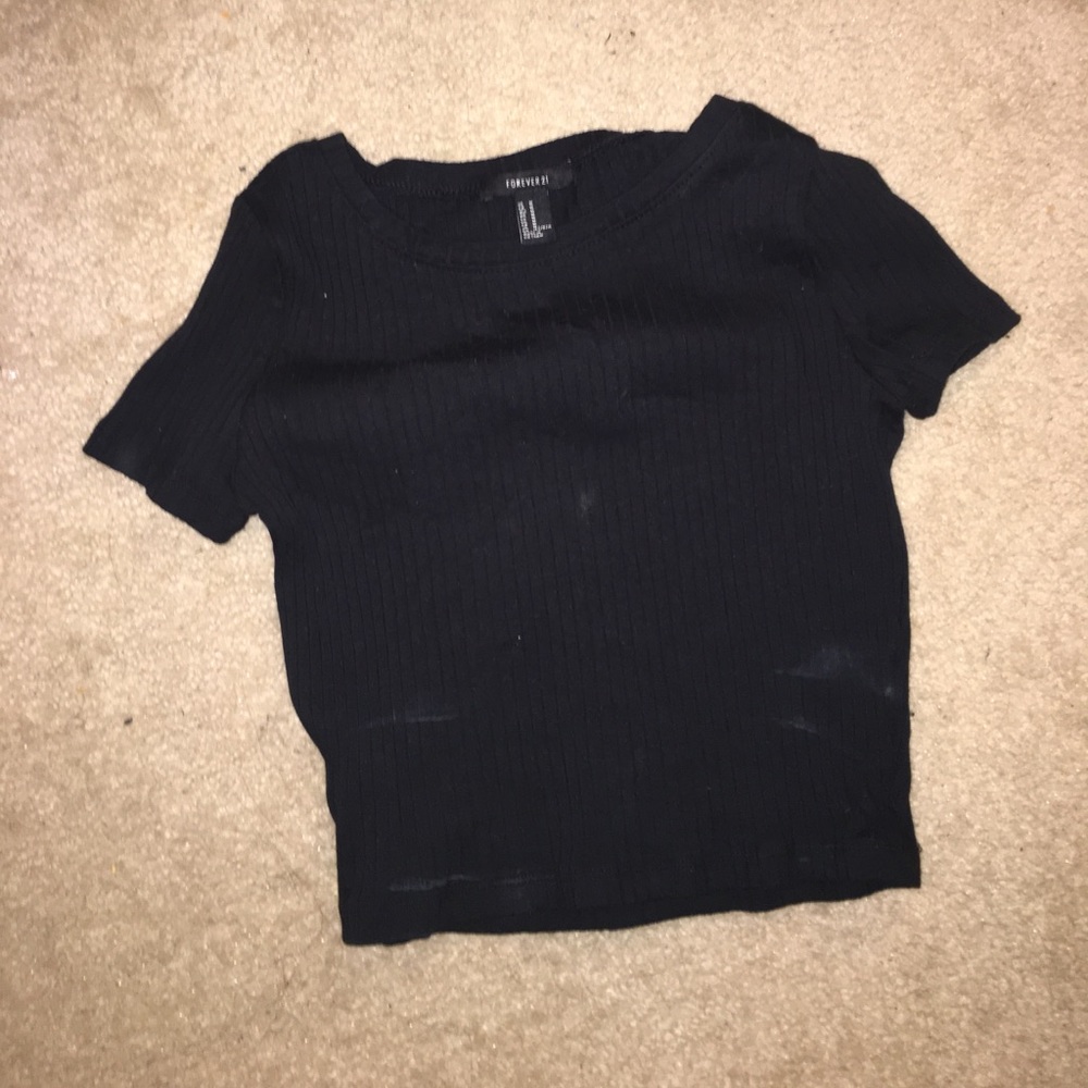 ribbed crop top