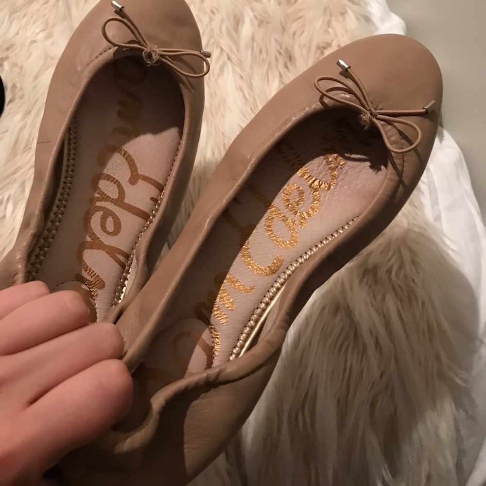 Sam Edelman Flats 8 tan nude