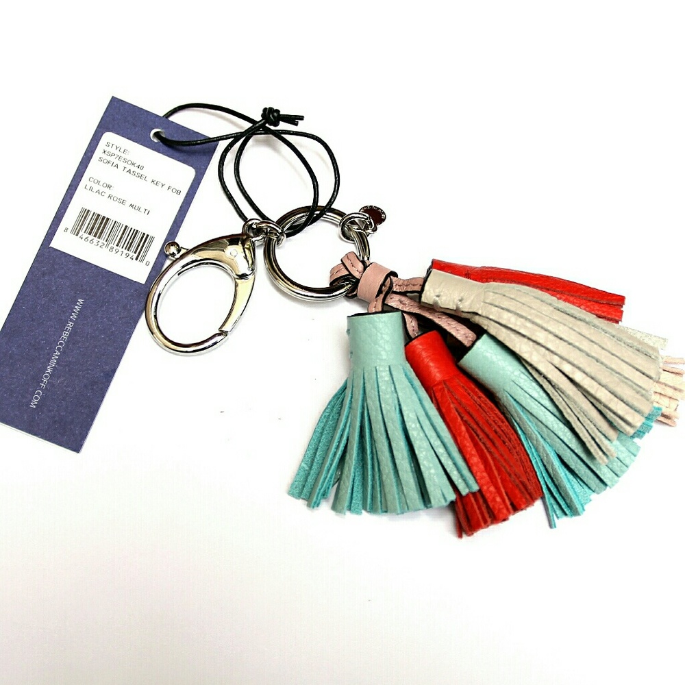 Rebecca Minkoff Sofia Tassel Key Fob