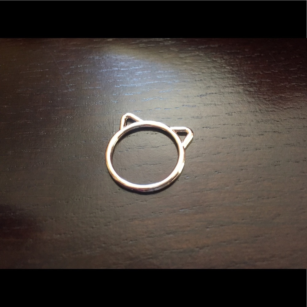 Rose Gold Kitten Ear Ring