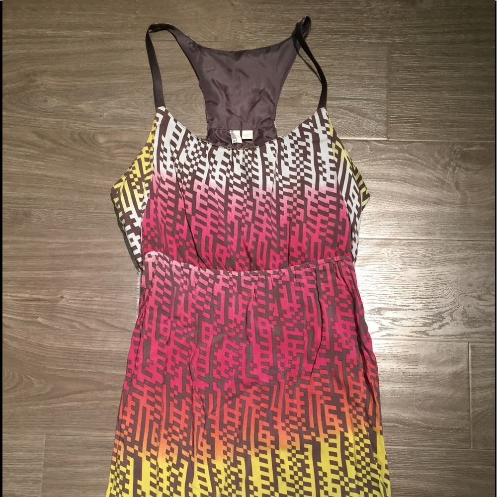 Colorful dress with unique design