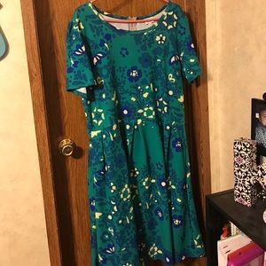 LuLaRoe Amelia dress 3XL