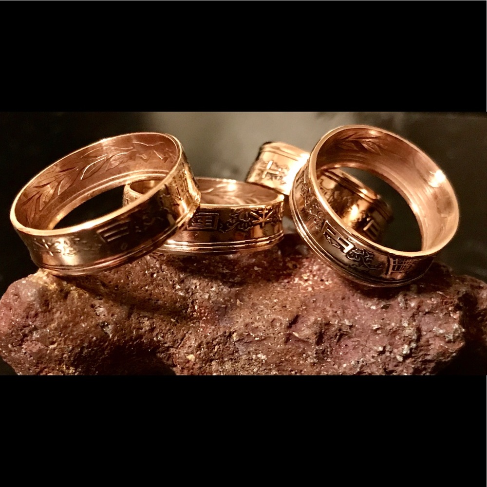 Japanese Coin Rings - Picture 2 of 2