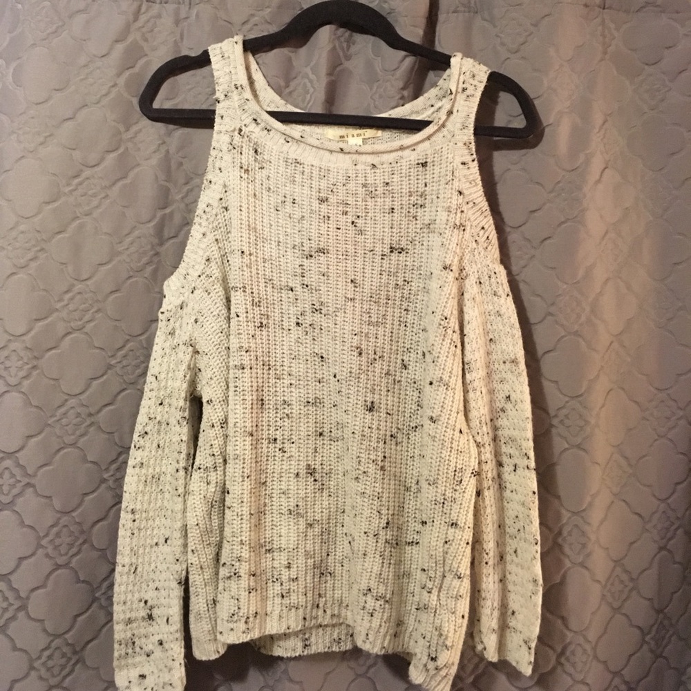 Cold Shoulder Sweater