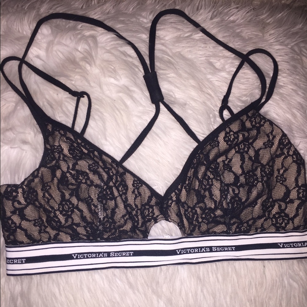 Victoria's Secret logo band bralette