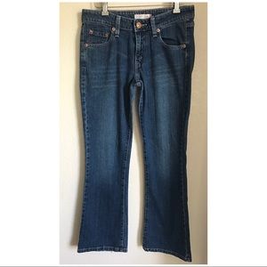 Levi's 518 Superlow Bootcut Stretch Blue Jeans Levi's 518 Superlow Bootcut Stretch Blue Jeans