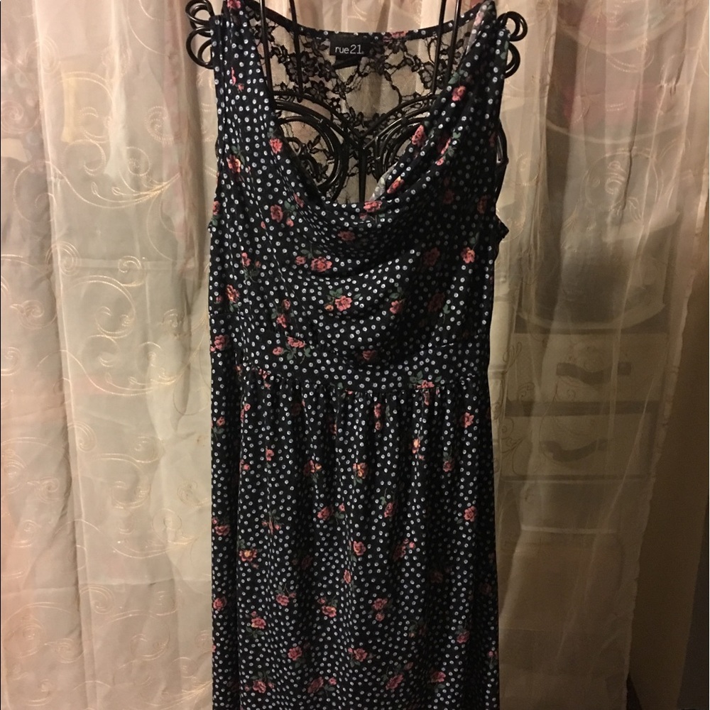 Lace Back Dress