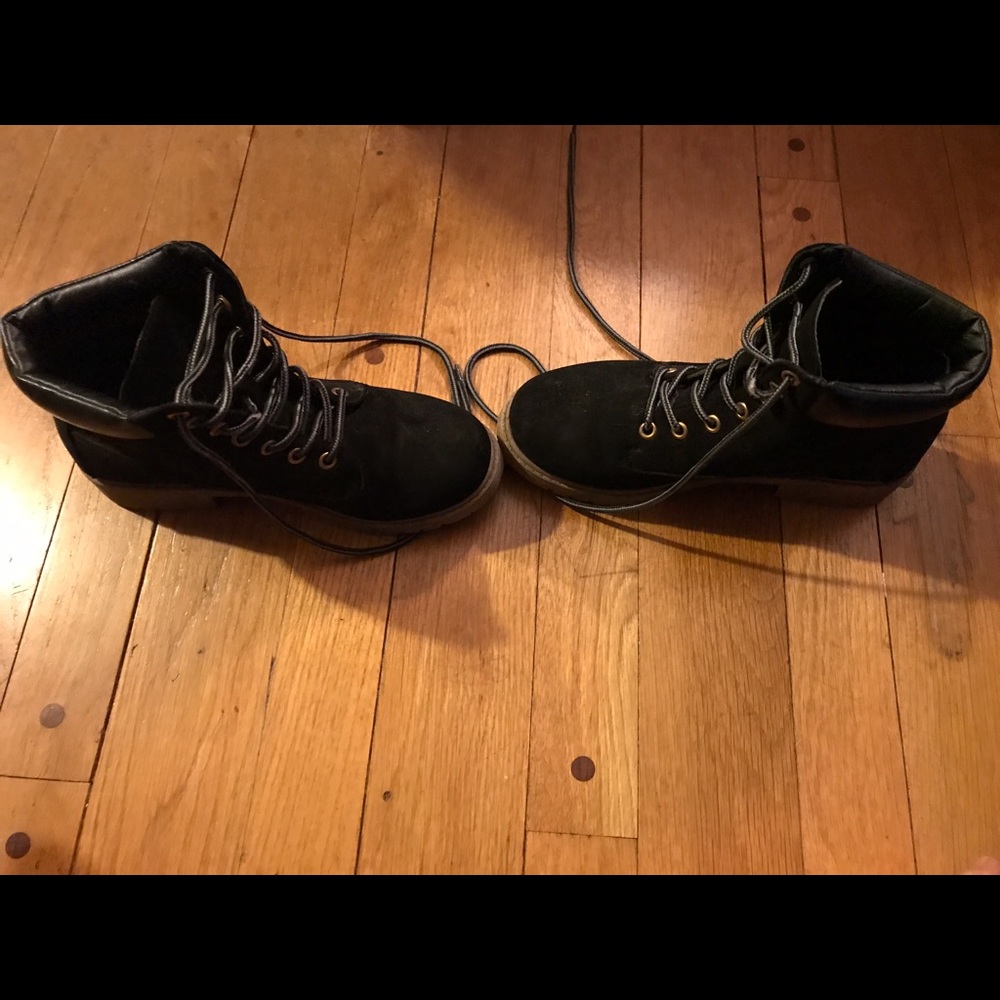 Black boots