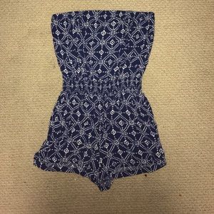 Strapless Romper