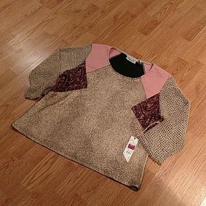 Amazing unique vintage style shirt nwt