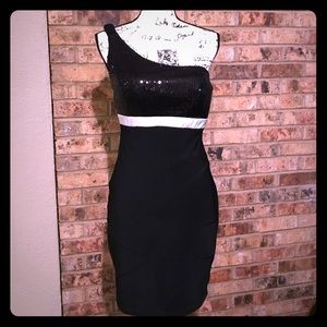 Ruby Rox one shoulder dress