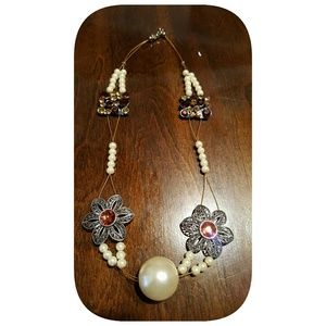 Hand crafted Floating bead necklace