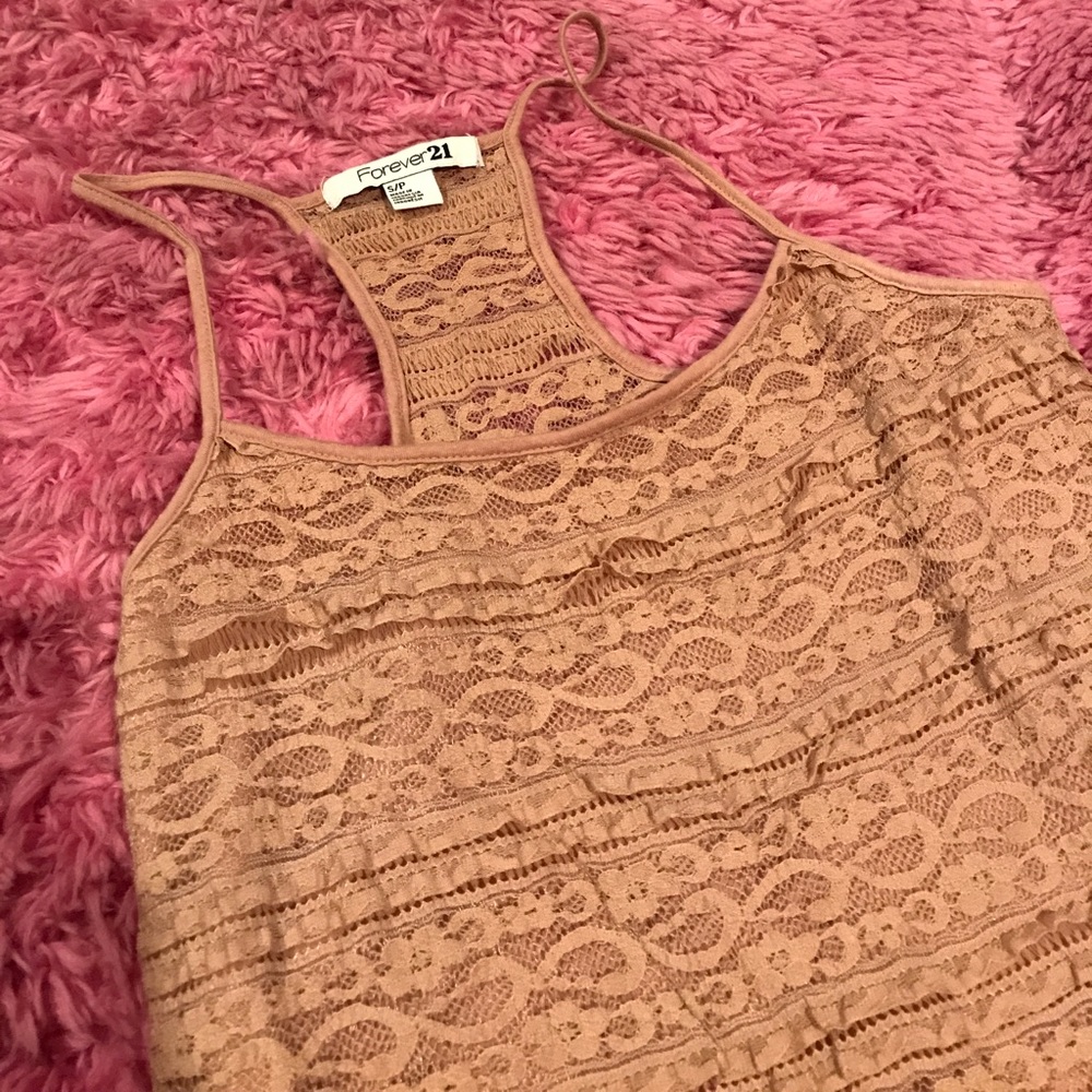 Lace tank top - Picture 3 of 4