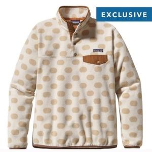 Polka Dot Patagonia small perfect T-Snap fleece
