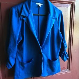 Stretchy Blue Blazer