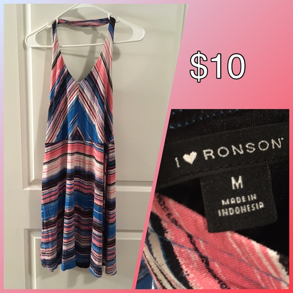 Backless Halter Summer Dress