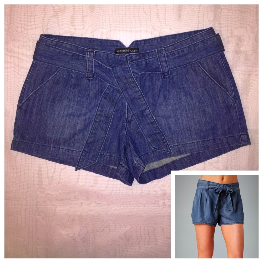 [Members Only] Pleated Shorts with Self-Belt