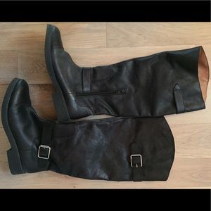 Lucky Brand Faux Leather Black boots