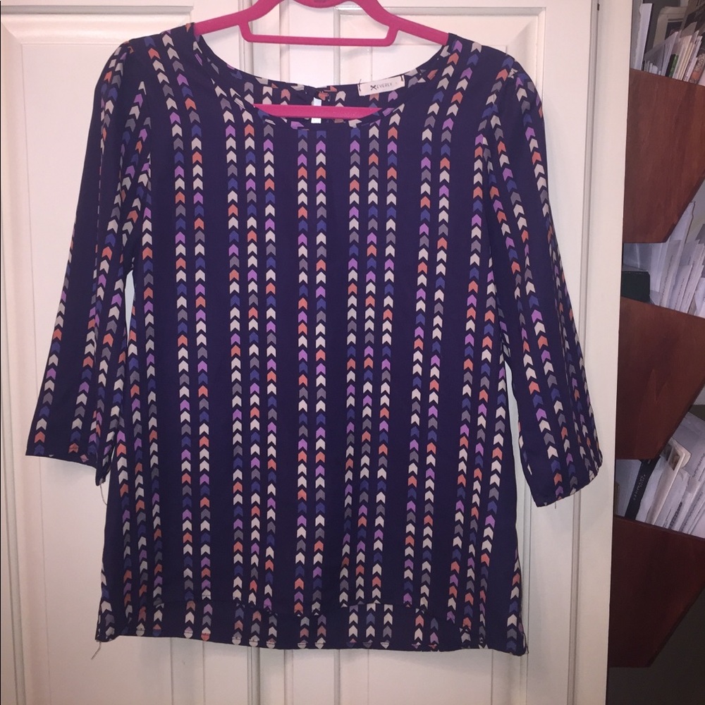 Everly patterned blouse - M