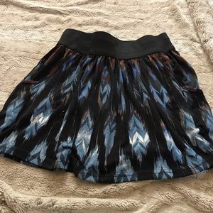 Adorable Patterned Skater Skirt