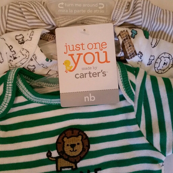 🎉Host Pick!🎉 NB 3pk Carter's Baby Boy Onsies - Picture 2 of 7