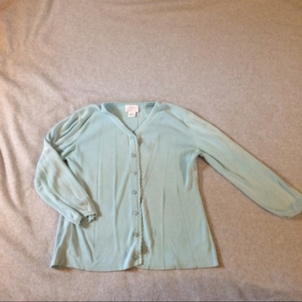 Ann Taylor LOFT Cardigan Button Down Long Sleeve