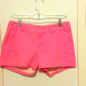 Hot Pink J.Crew Chino Shorts