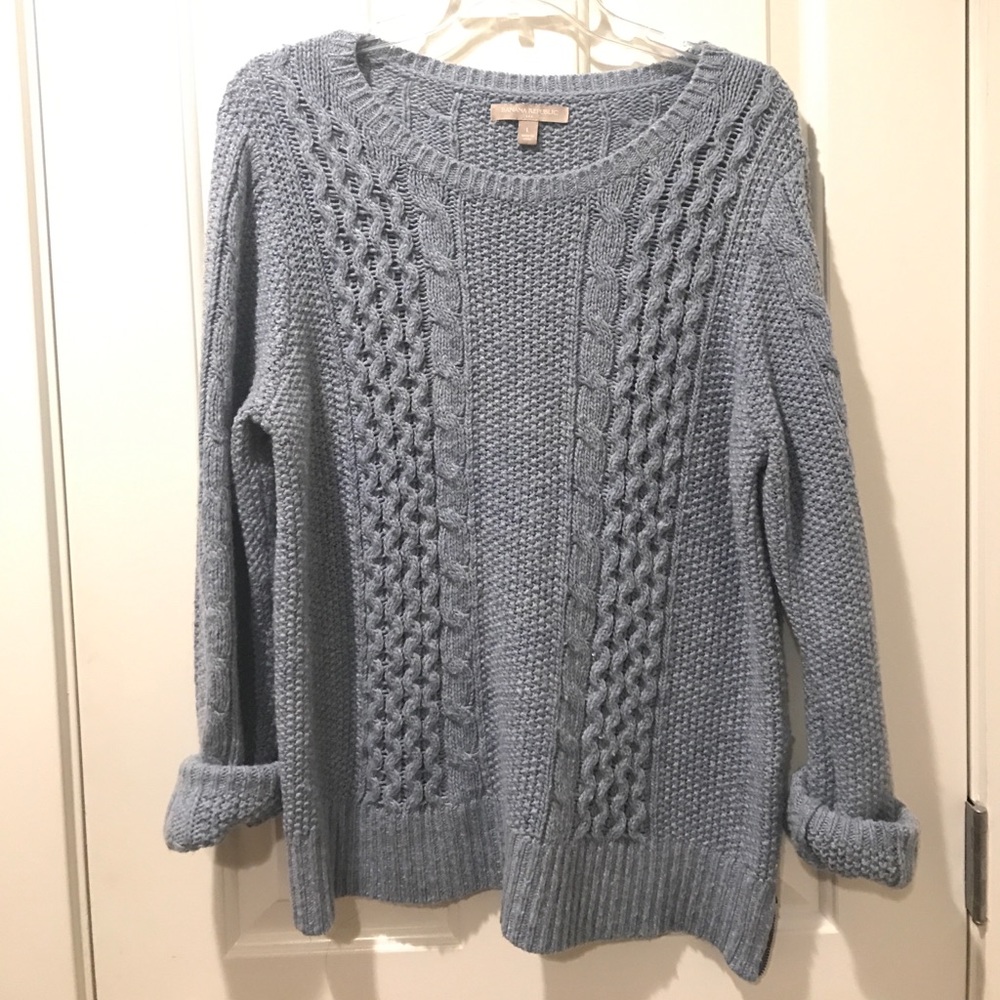 Banana Republic Baby Blue Long Knit Sweater