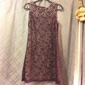Purple lacy dress