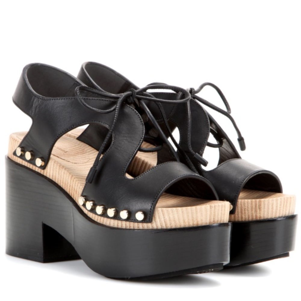 SUPER SALE!!! ⚡️BALENCIAGA LEATHER PLATFORM SANDALS